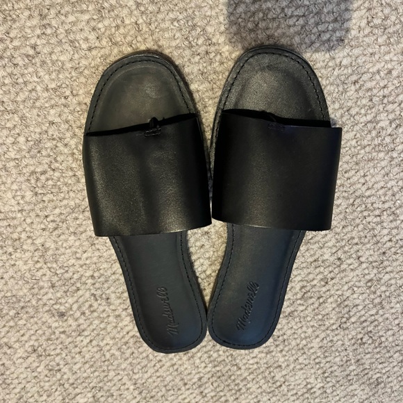 Madewell The Boardwalk Post Slide Sandal Size 9 - Picture 4 of 7